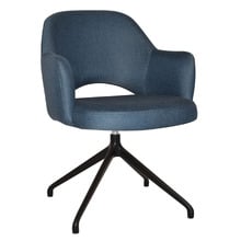 Lex Cotton-Blend Trestle Armchairs (Set of 2)